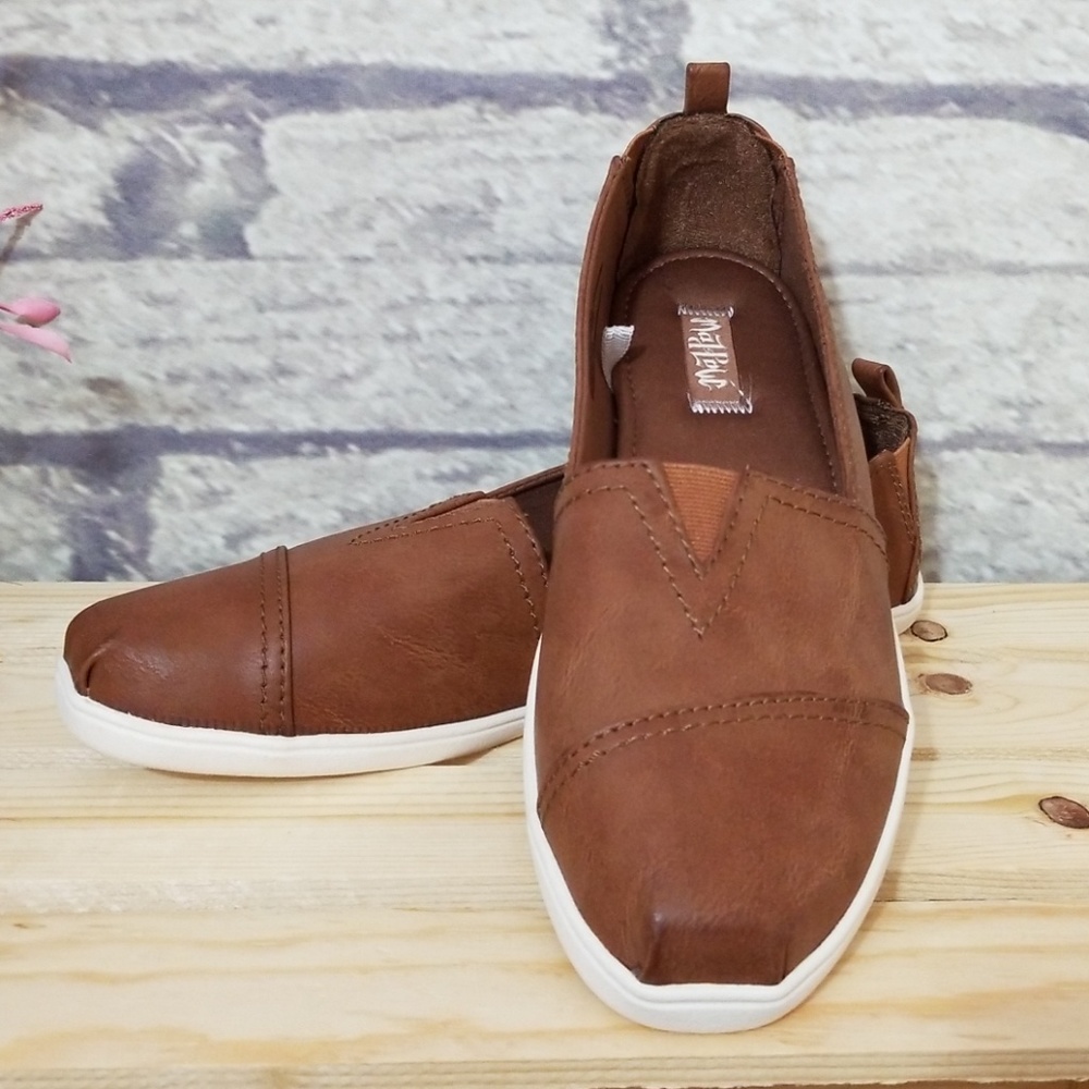 Mad Love brown slip on shoes. Last one, size 6